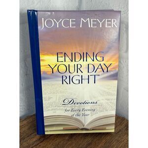 Joyce Meyer Ending Your Day Right, Devotions for every evening of the year (EUC)